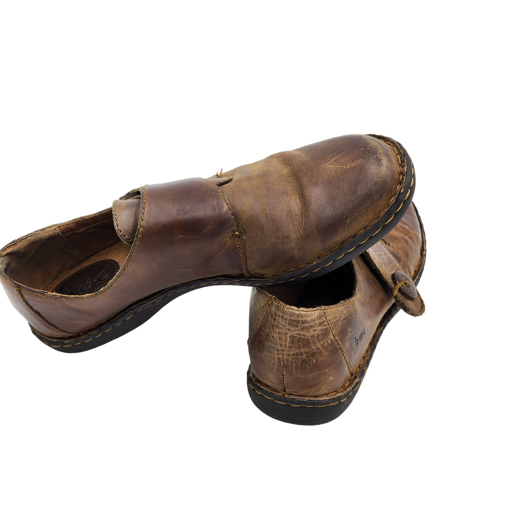 Born Loafers Shoes Womens 10M Colleta Monk Straps Leather Slip On Comfort C40048 - Picture 3 of 16